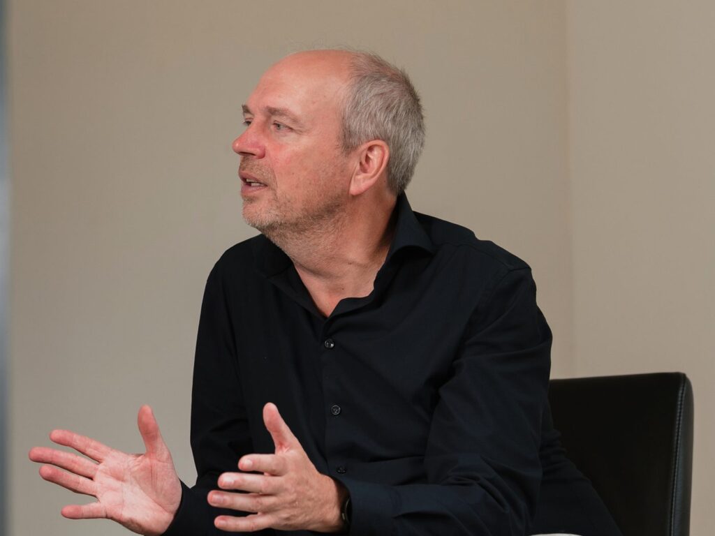 Arjan Blanken in gesprek